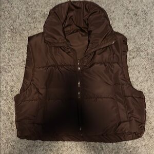 Brown Puffer Vest